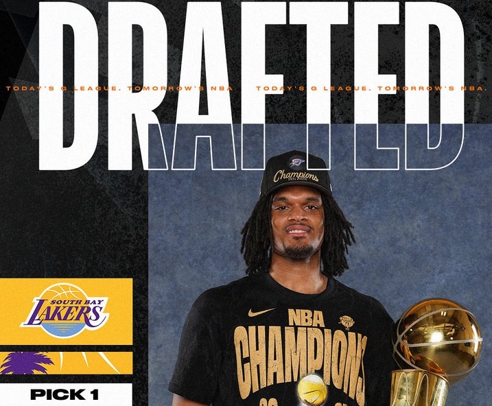 जी लीग ड्राफ्ट: साउथ बे लेकर्स ने पूर्व थंडर खिलाड़ी डिलन जोन्स को समग्र रूप से नंबर 1 के साथ चुना