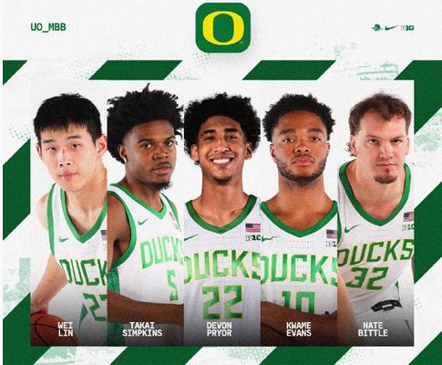 लिन वेई शुरुआती लाइनअप में प्रवेश करती हैं! ओरेगॉन विश्वविद्यालय का नए सीज़न का पहला गेम बनाम हवाई विश्वविद्यालय